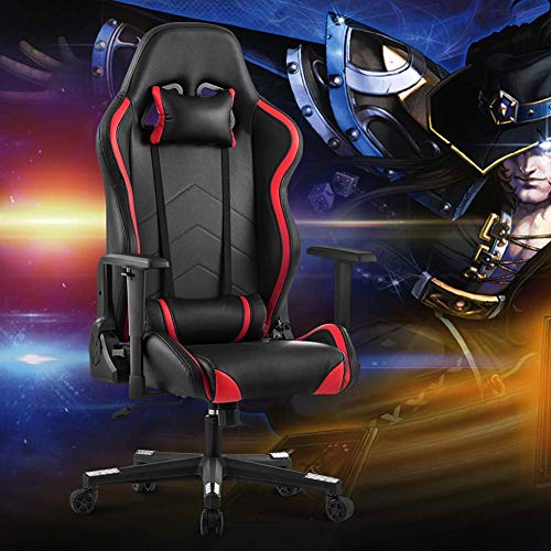 HYY-AA Diseñado juego Cátedra Carreras Deporte Silla giratoria estilo, ergonómico giratoria de oficina PC de escritorio silla sillas de ordenador for el hogar y la oficina de servicio pesado de descan