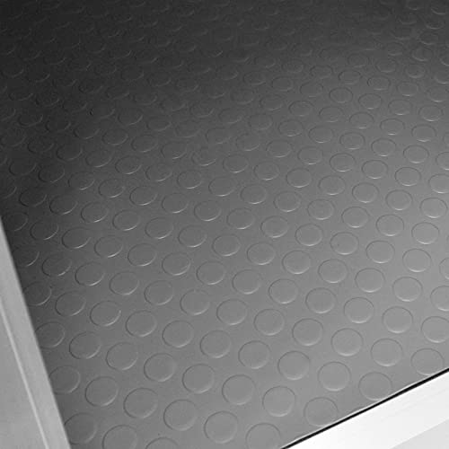 Jaula de Transporte de Coche para Mascotas Caja de Viaje de Aluminio Trapezoidal Transportador de Perros Gatos Cachorros 2 Puertas 50 x 89 x 69cm | Alfombra de Plástico Lavable Gratis