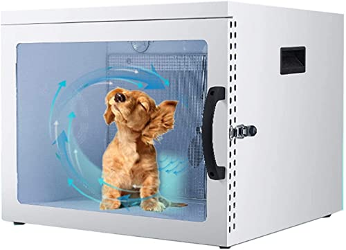 JINPENGRAN Caja de Secado automático para Mascotas, secador de Pelo Esterilizable para Mascotas, Caja de Secado para Gatos, Cachorros, Perros, Belleza de Secado rápido, Seguro y cómodo