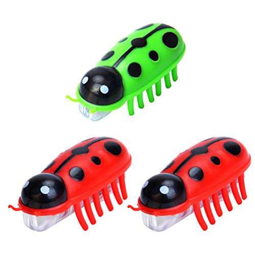 Juguete del Gato eléctrico, Mini Robot Beetle Juguete Interactivo del Gato Divertido Mariquita eléctrica Beetle Mouse Mouse para Gatos, Ratón, Juguete