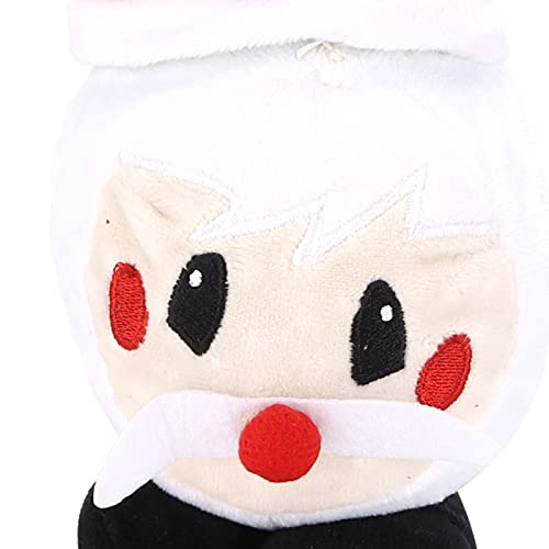 Juguete para cachorros, juguetes para perros, juguetes para perros de peluche, gorro de Papá Noel con forma de anciano, divertido juguete para perros, limpieza dental para perros, juego interactivo pa