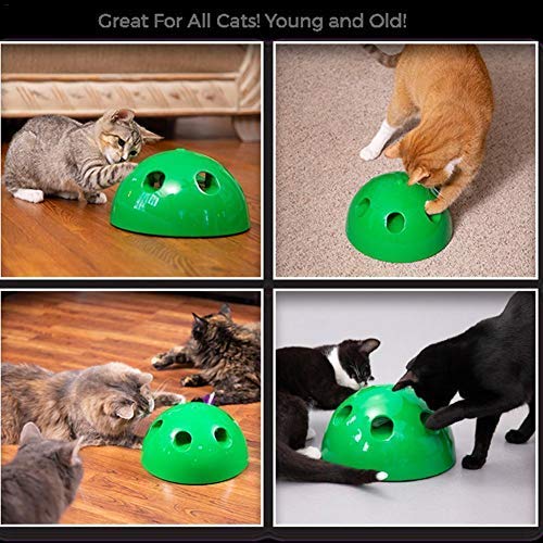 Juguetes interactivos para Gatos Pop, Juguete para Mascotas, Juguete para Gatos, Juguete para Mascotas, Juguete con Movimiento para Mascotas, automático, electrónico, Inteligente, Que se Mueve