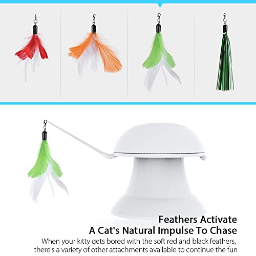 Juguetes para Gatos, Juguete EléCtrico para Gatos, 2 En 1 Intelligence Gato De Juguete Juego Rotar (S)