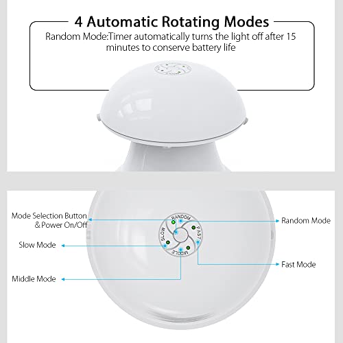 Juguetes para Gatos, Juguete EléCtrico para Gatos, 2 En 1 Intelligence Gato De Juguete Juego Rotar (S)