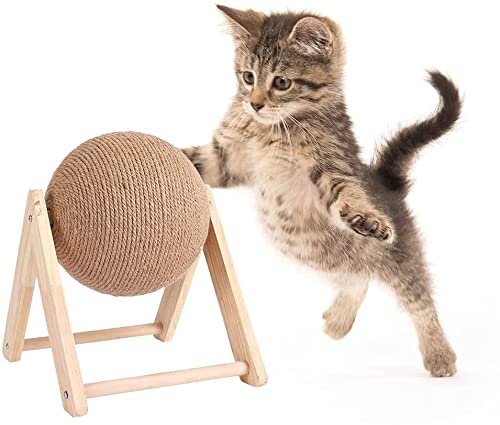 juguetes para gatos,Rascador De Gato De Sisal Natural,Juguetes Interactivos De Gato,Juego de rascarse Juguete Cazador Interactivo Teaser Juguetes para Gatos Perros Mascotas Regalo de Novedad