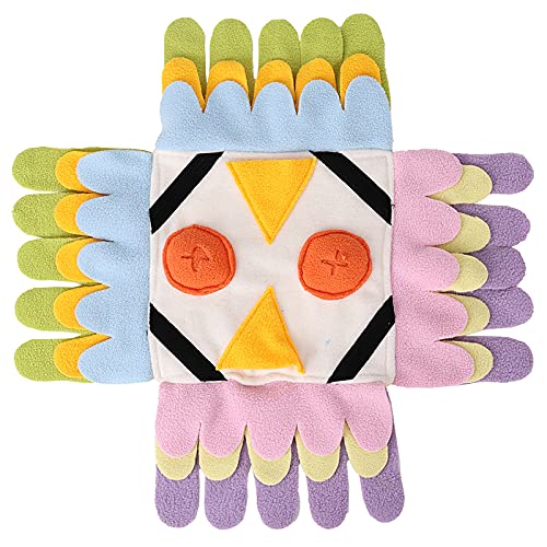 Juguetes para masticar, Búho, Mascotas Juguetes Juguetes para masticar Búho Almohadilla para olfatear Perro Juguetes para masticar que no dañan la piel, Búho Alfombrilla para esnifar Búho Respetuoso