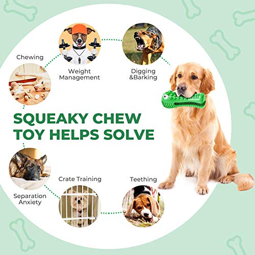 Juguetes para Masticar Perros, Cepillos de Dientes para Perros Resistentes a Los Mordiscos y Chirridos Indestructibles, con Sabor a Leche, Aptos para Perros Medianos y Grandes
