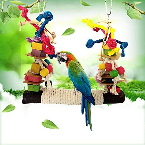 Juguetes para Pajaros, Juguetes para Columpios de Pájaros,Juguetes para Pájaros Colorful Columpio para Loros Accesorios Jaula Pajaros Bite Toy,Columpios para Pájaros Loros Hamacas para Pájaros