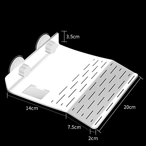 KALUO Jugar flotante tortuga acuática suministros para mascotas alimentadores isla aterrizaje ascender tabla de descanso plataforma tortuga muelle terraza de tomate (L)