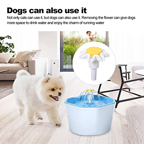 Kavolet Fuente para Gatos 1.6L Silenciosa, Bebedero Gato, Bebedero Automático Mascotas Gatos con Filtro De Carbón Activado Y Bomba De Agua