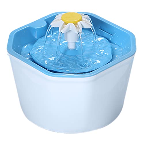 Kavolet Fuente para Gatos 1.6L Silenciosa, Bebedero Gato, Bebedero Automático Mascotas Gatos con Filtro De Carbón Activado Y Bomba De Agua