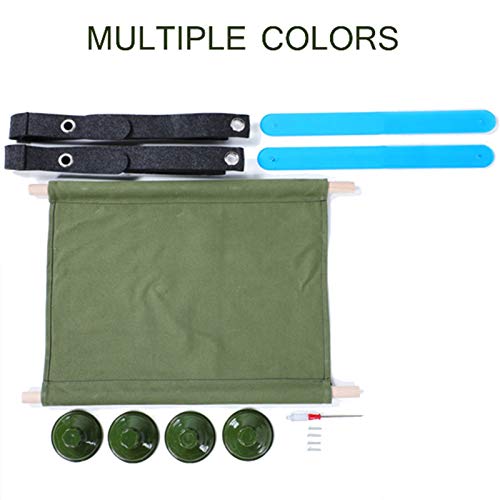 KMMKK Hamaca De Percha para Ventana para Gatos, Tumbona Plegable para Asiento De Gato Hamaca para Ahorrar Espacio En El Asiento De Ventana para Gatos con Ventosas Grandes La Cama Más Segura Blue