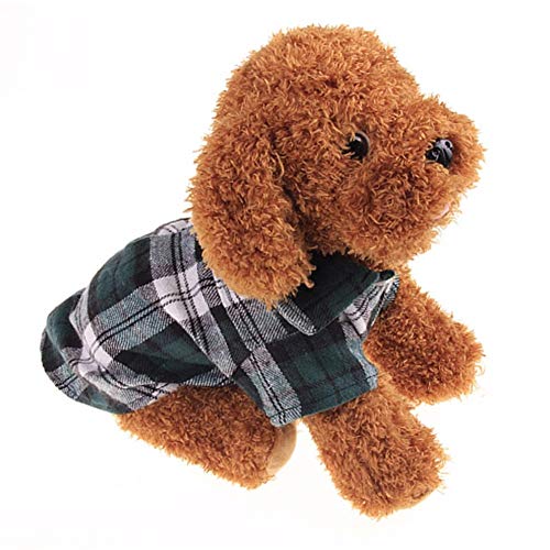 LahAd Chaleco Perro Verano Verano Ropa para Perros Ropa para Mascotas Ropa Ropa de Gato Mascotas Ropa de Perro para el Verano Ropa para Perros Ropa Linda Green,Large