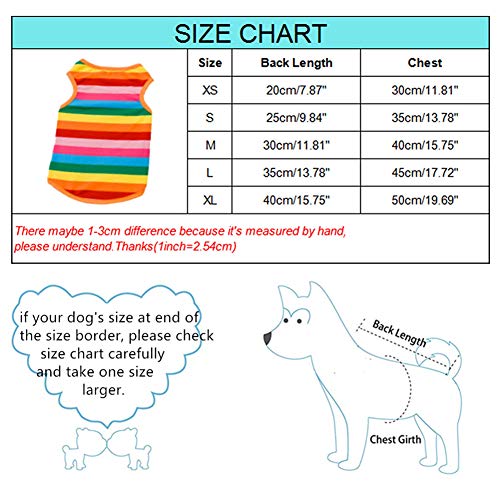 LahAd Verano Ropa para Perros Ropa para Gatos Verano Ropa de Perro Abrigo de Perro Ropa para Perros Ropa de Perro para el Verano Cachorro Abrigo 2,Small
