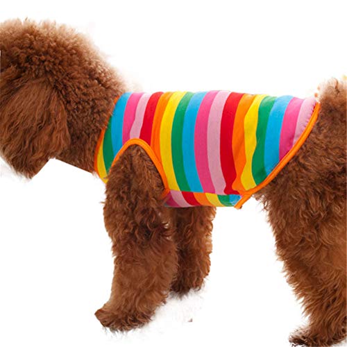 LahAd Verano Ropa para Perros Ropa para Gatos Verano Ropa de Perro Abrigo de Perro Ropa para Perros Ropa de Perro para el Verano Cachorro Abrigo 2,Small