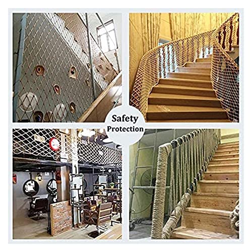 Lanrui Malla Neto Decorativo De Techo, Escalada De Cuerda Tejida Camión De Carga, for Barandillas Escaleras Niños Indoor Safe Net Red Balcon (Size : 5x9m)
