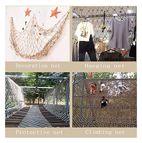 Lanrui Malla Neto Decorativo De Techo, Escalada De Cuerda Tejida Camión De Carga, for Barandillas Escaleras Niños Indoor Safe Net Red Balcon (Size : 5x9m)