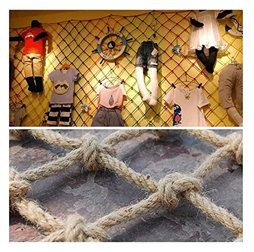 Lanrui Malla Neto Decorativo De Techo, Escalada De Cuerda Tejida Camión De Carga, for Barandillas Escaleras Niños Indoor Safe Net Red Balcon (Size : 5x9m)