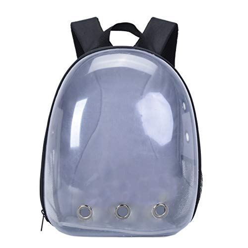 Laughify Mochila PortáTil para Mascotas, Mochila de Viaje, CáPsula Espacial Transparente y Transpirable, Paquete Frontal Trasero para Gato, Cachorro, Perro