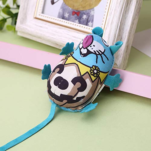 LEEleegang Juguete de juguete para mascotas con gato gordo, gatito, juguete colorido, gato con gato de menta