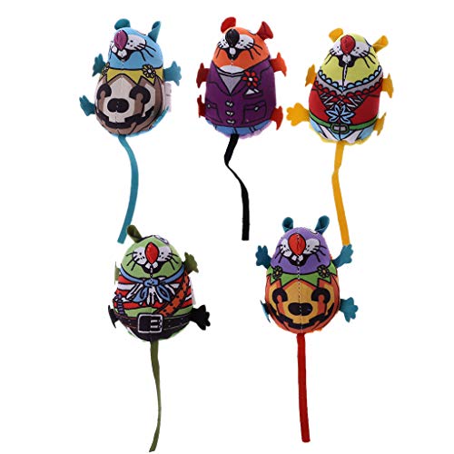 LEEleegang Juguete de juguete para mascotas con gato gordo, gatito, juguete colorido, gato con gato de menta