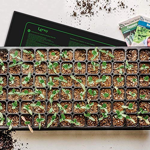 LERWAY Esterilla de calefacción para plantas de semillero impermeable para invernadero de 21 W para bandeja de germinación de propagación hidropónica, terrario, reptil, anfibio