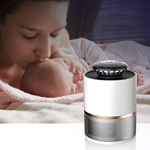 LGOO1 A partir del interior de Trampa del asesino del mosquito LED UV Bug Zapper Powered USB portátil Carpa de luz fotocatálisis Silencio sin radiación Repelente-Linterna for bebés, mujeres embarazada