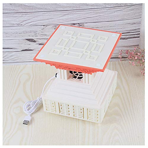 LGOO1 Sin radiación electrónica USB repelente de mosquitos Máquina mujeres embarazadas bebé fotocatalizador Mosquito Killing lámpara Control de plagas cerrojillo con ventilador de aspiración 2.5W Repe