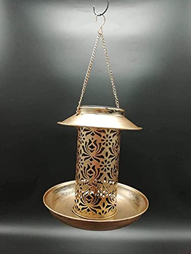 LHJCN Comedero para pájaros a Prueba de Animales, comederos para pájaros, Poste, jardín, Patio, decoración artística, decoración Exterior, decoración Colgante, Ventana, repisa, Patio Trasero, porc