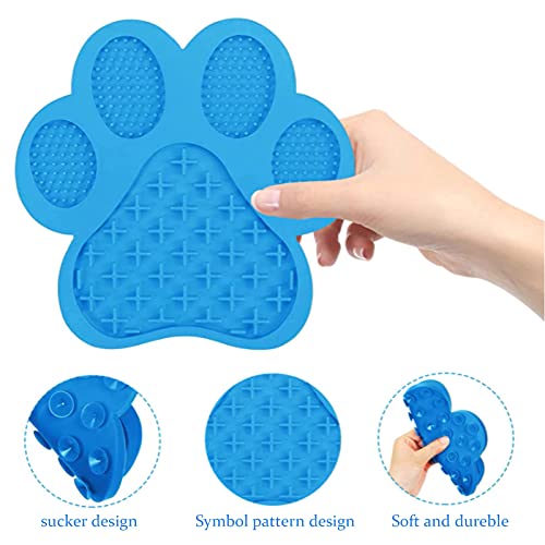 Lick Mat para Perros Almohadilla Comer Lento Mascotas Silicona Alfombrilla de alimentación Lenta Alfombrilla para lamer mascotas para perros y gatos Tapetes de alimentación lenta para perros 1 Piezas