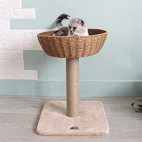Lincheer Gatos de Escalada de Ruedas Correr Scraper Casa Torre Torre de Madera Cats Casa Cosas de Pet Pet RAPKING Kat STIZADOR (Color : C)