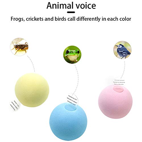 LINONI 1/3PCS Mascota Gato Gatera Lana Juguetes Interactivos Animales Sonidos Juguetes de Peluche Gatito Juguete Mascota Gato Mascota Mascota Vocal Juguete de Caza Entrenamiento Ejercicio Juguete