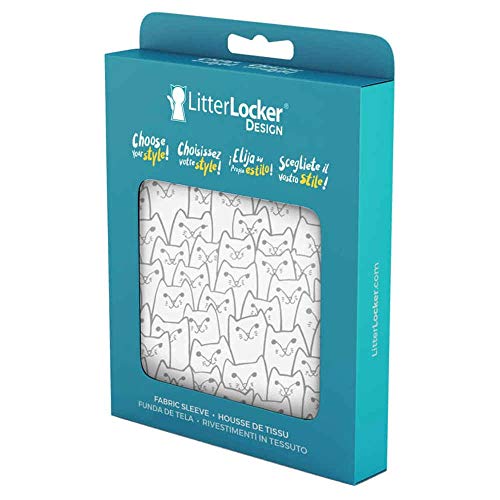 LitterLocker Fashion 10450 - Funda de Tela, diseño de Gatos