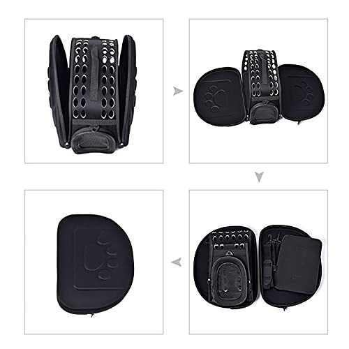 litulituhallo Transportín para Mascotas Transportín Perro Gato Transportin Perro Adoptar Animales Dorado Champagne Material De Espuma De Polímero Eva Los 42 * 28 * 32cm