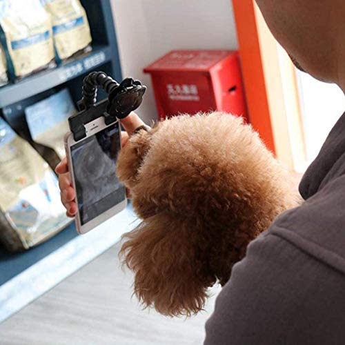 LTLJX Mascota Selfie Teléfono con Clip, Perro Gato Fácil Tomar Fotografías Juguete, No Tóxico, Graba Momentos Interesantes,Blanco