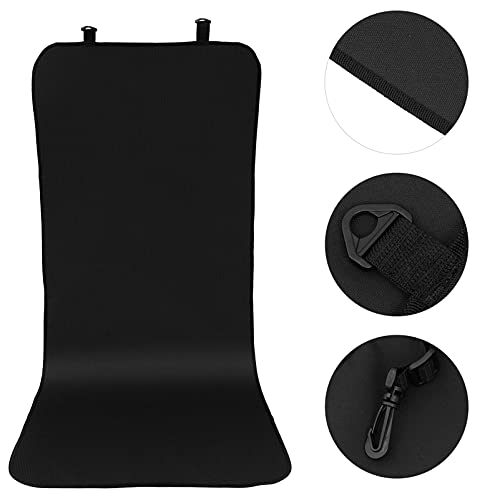 M I A Funda protectora para asiento delantero de mascotas para asiento de perro contra la piel de barro y agua para asiento trasero para coches (color negro)