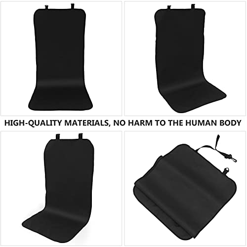 M I A Funda protectora para asiento delantero de mascotas para asiento de perro contra la piel de barro y agua para asiento trasero para coches (color negro)