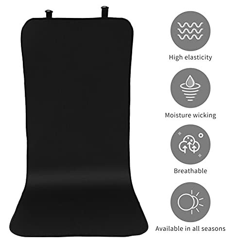 M I A Funda protectora para asiento delantero de mascotas para asiento de perro contra la piel de barro y agua para asiento trasero para coches (color negro)