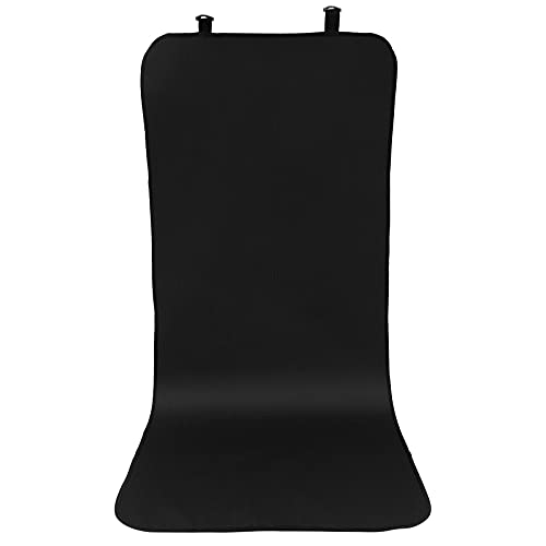 M I A Funda protectora para asiento delantero de mascotas para asiento de perro contra la piel de barro y agua para asiento trasero para coches (color negro)