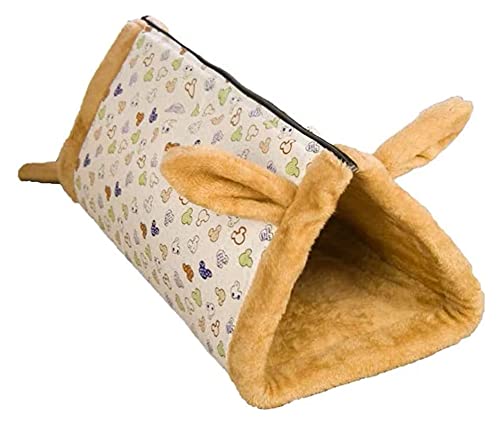 M3 Decorium Cama para Mascotas Cat Nest Four Seasons Universal Lindo Creativo Cat Cat House Cat Mat Mat Sleeping Mascota Gusano Gato Túnel (Color : Yellow, Size : 55x30x27CM)