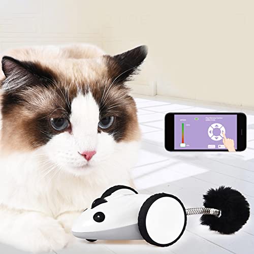 MagiDeal Ratón Eléctrico Teledirigido de La Simulación del USB del Juguete del Animal Doméstico para Los Juguetes del Gato del Gatito