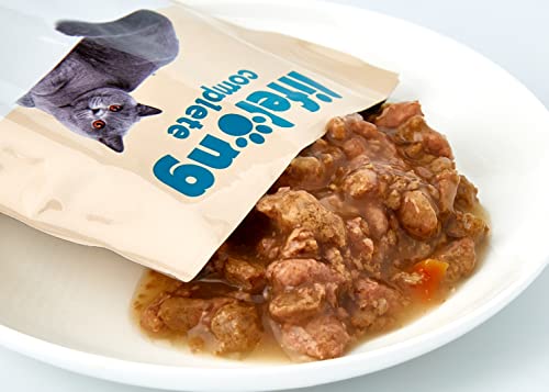 Marca Amazon - Lifelong Alimento completo para gatos adultos - Collección Tierra (72 x 85gr )