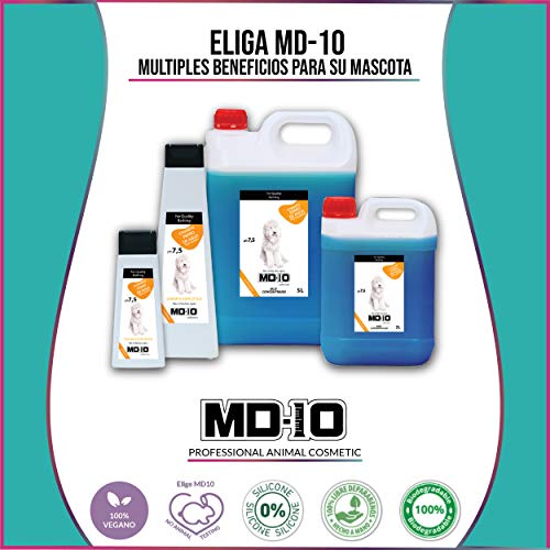 MD-10 COLLECTION Champú Perro de Agua para Pelo Blanco (5 L)