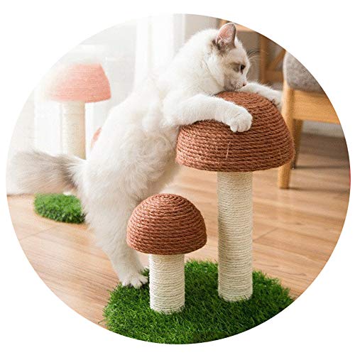 Meikuler Poste Rascador Para Gatos, Juguetes Rascadores Hongos Para Gatos y Gatitos, Rascadores Sisal Natural Para Gatos