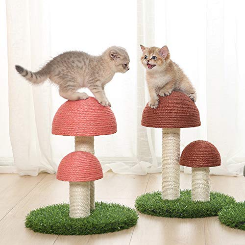 Meikuler Poste Rascador Para Gatos, Juguetes Rascadores Hongos Para Gatos y Gatitos, Rascadores Sisal Natural Para Gatos