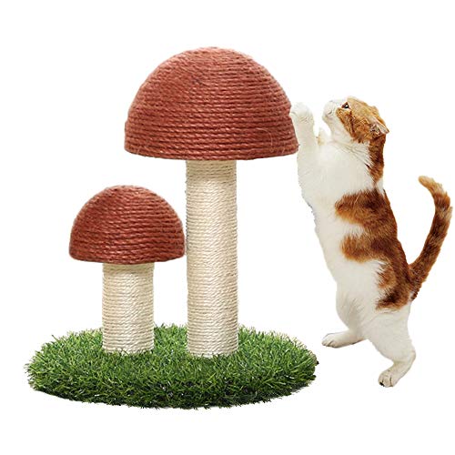 Meikuler Poste Rascador Para Gatos, Juguetes Rascadores Hongos Para Gatos y Gatitos, Rascadores Sisal Natural Para Gatos