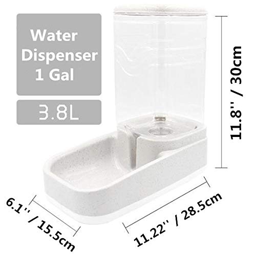 meleg otthon Dispensador de agua automático para gatos y perros, dispensador de agua de 3,8 litros, bebedero para gatos, adecuado para mascotas pequeñas y medianas (dispensador de agua)