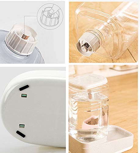 meleg otthon Dispensador de agua automático para gatos y perros, dispensador de agua de 3,8 litros, bebedero para gatos, adecuado para mascotas pequeñas y medianas (dispensador de agua)