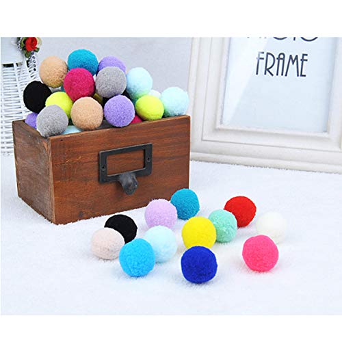 mengger 70Pcs Juguetes para Gatos Pelotas Pompones Bolas Gatos Pelotas Interactivo Entrenamiento para Animal Doméstico Gatos Bola