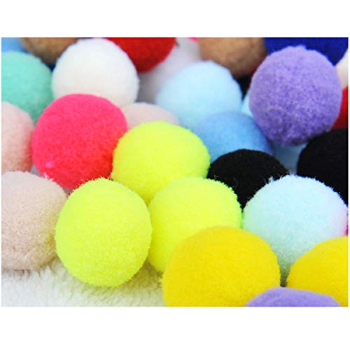 mengger 70Pcs Juguetes para Gatos Pelotas Pompones Bolas Gatos Pelotas Interactivo Entrenamiento para Animal Doméstico Gatos Bola